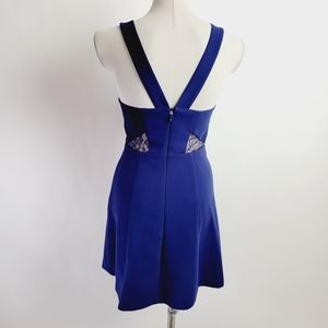 BCBG blue cocktail dress